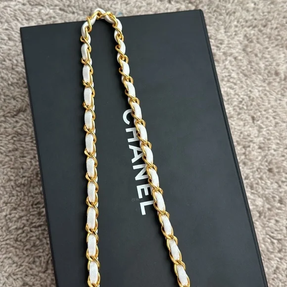 Vintage Chanel Mini Mademoiselle Bag Black and White Lambskin Gold Hardware - Picture 15 of 17